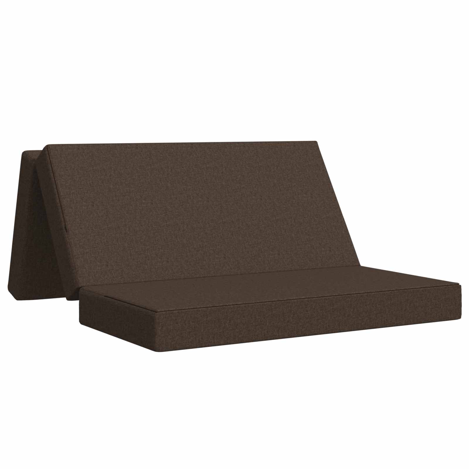 Sofa na razvlačenje 140 x 67 x 45 cm Sivosmeđa