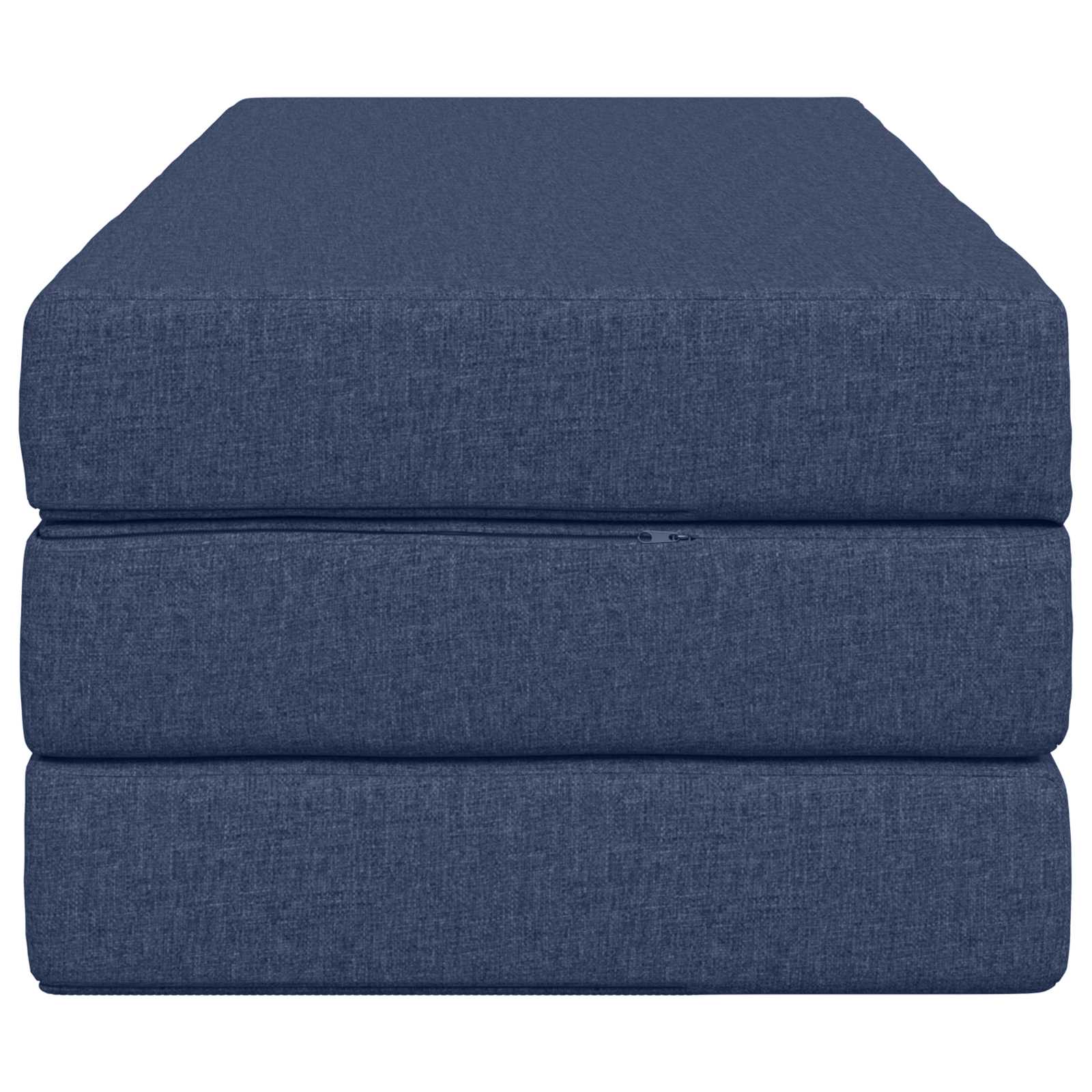 Sofa na razvlačenje 140 x 67 x 45 cm Plava