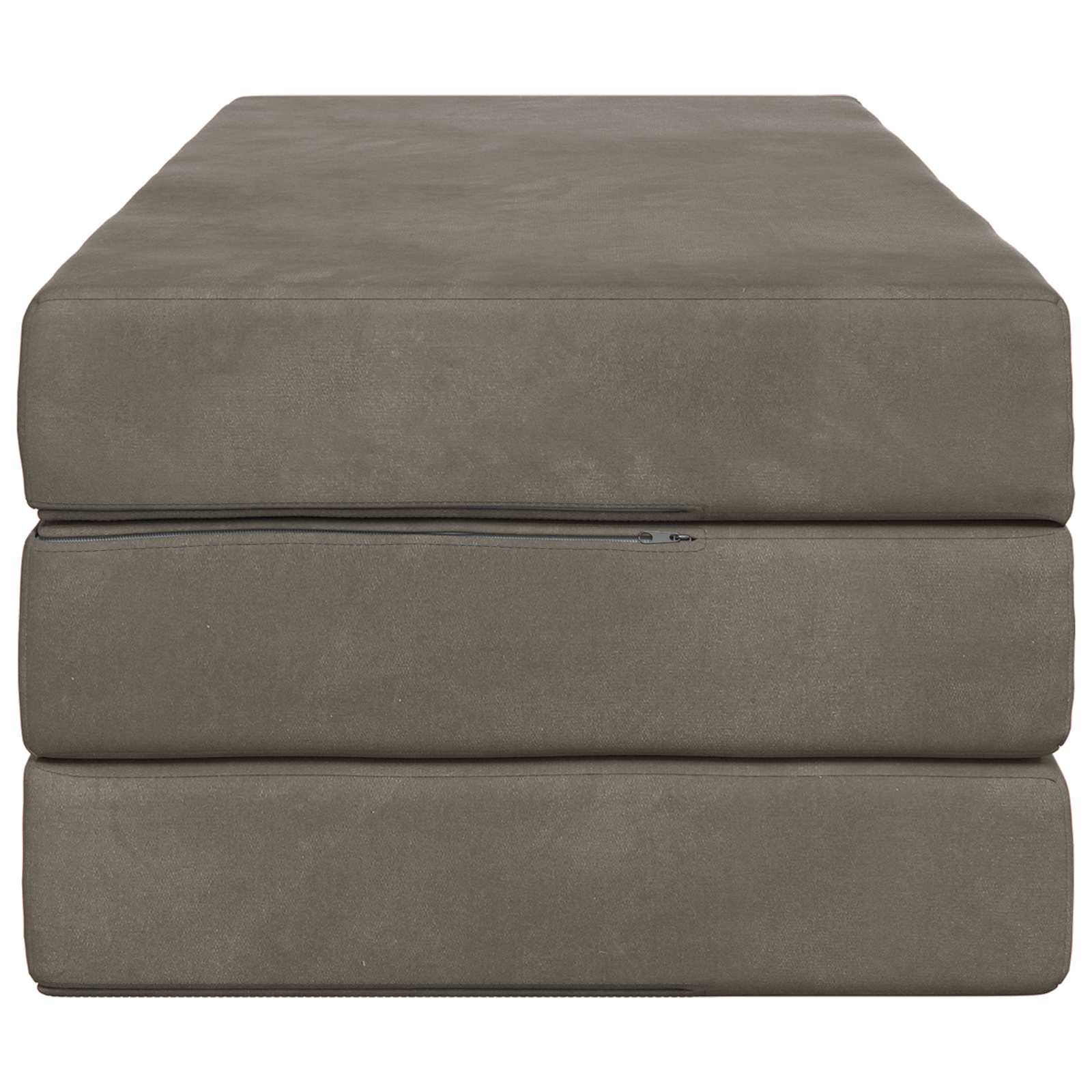 Sofa na razvlačenje 140 x 67 x 45 cm Svjetlosiva