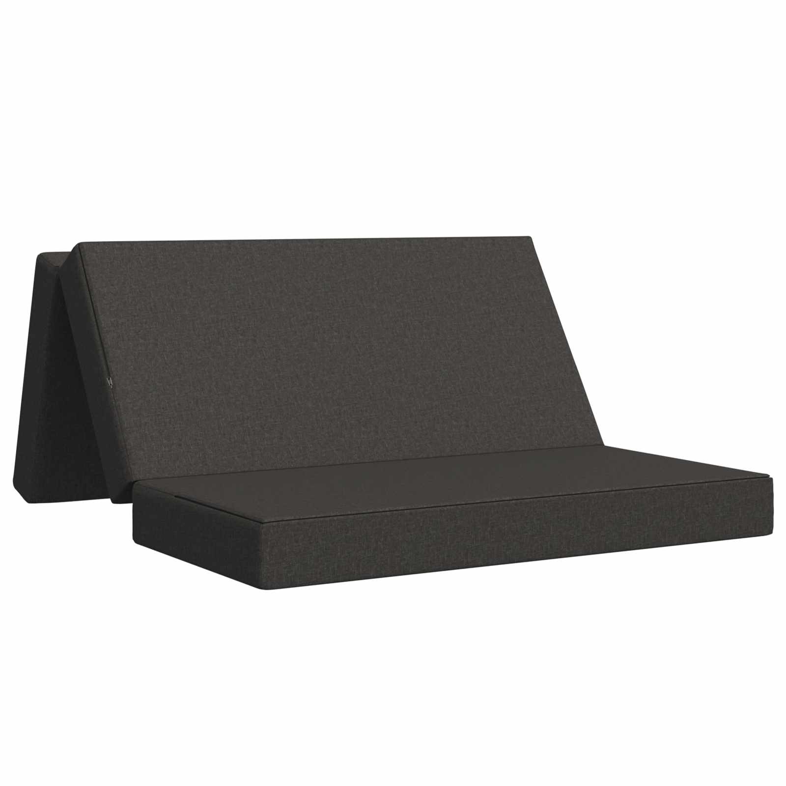 Sofa na razvlačenje 160 x 67 x 45 cm Tamnosiva