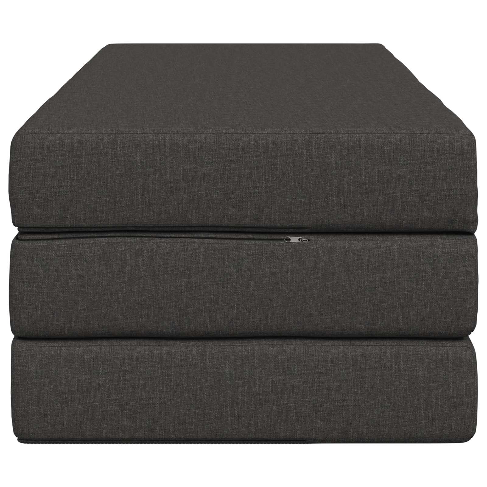 Sofa na razvlačenje 160 x 67 x 45 cm Tamnosiva