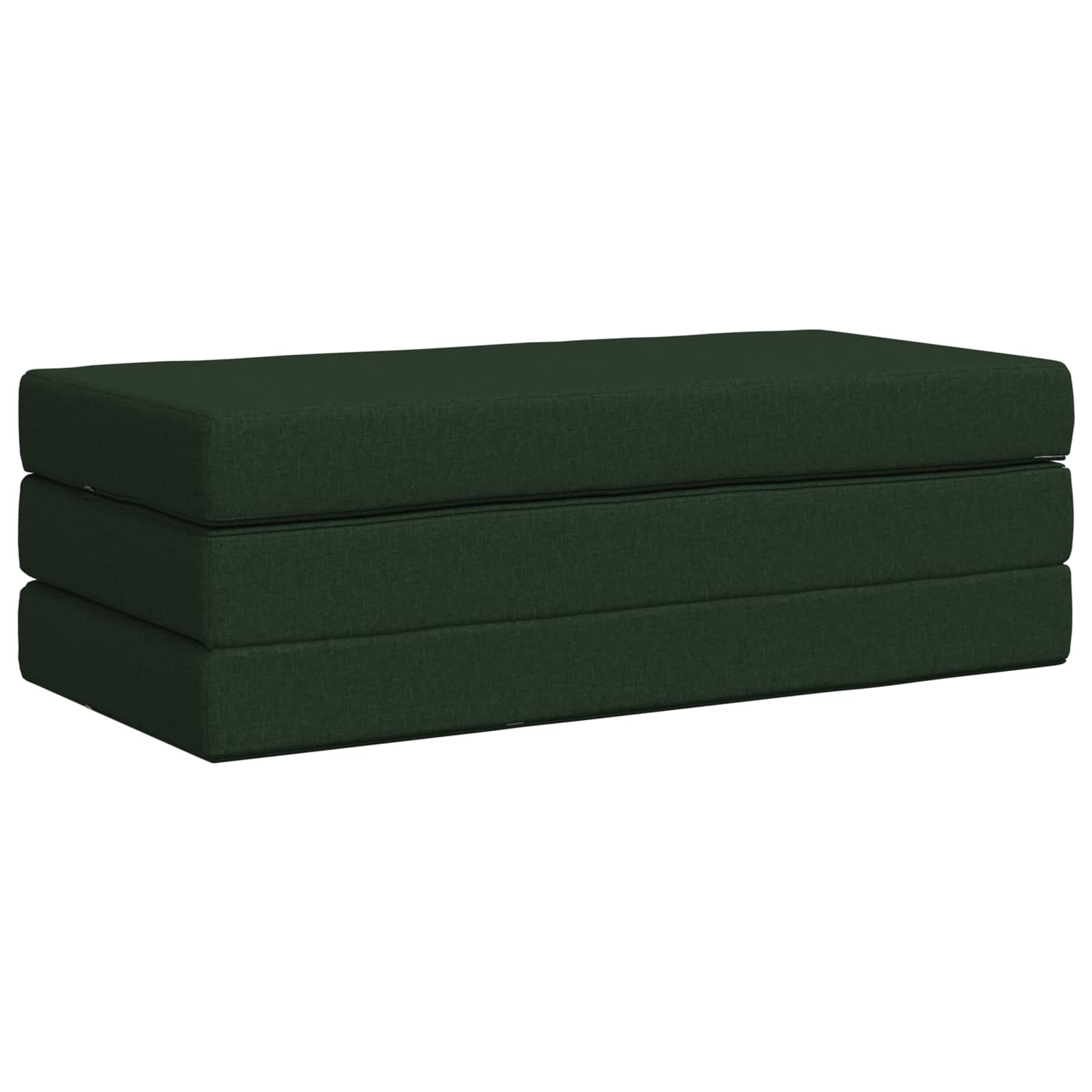 Sofa na razvlačenje 160 x 67 x 45 cm Tamnozelena