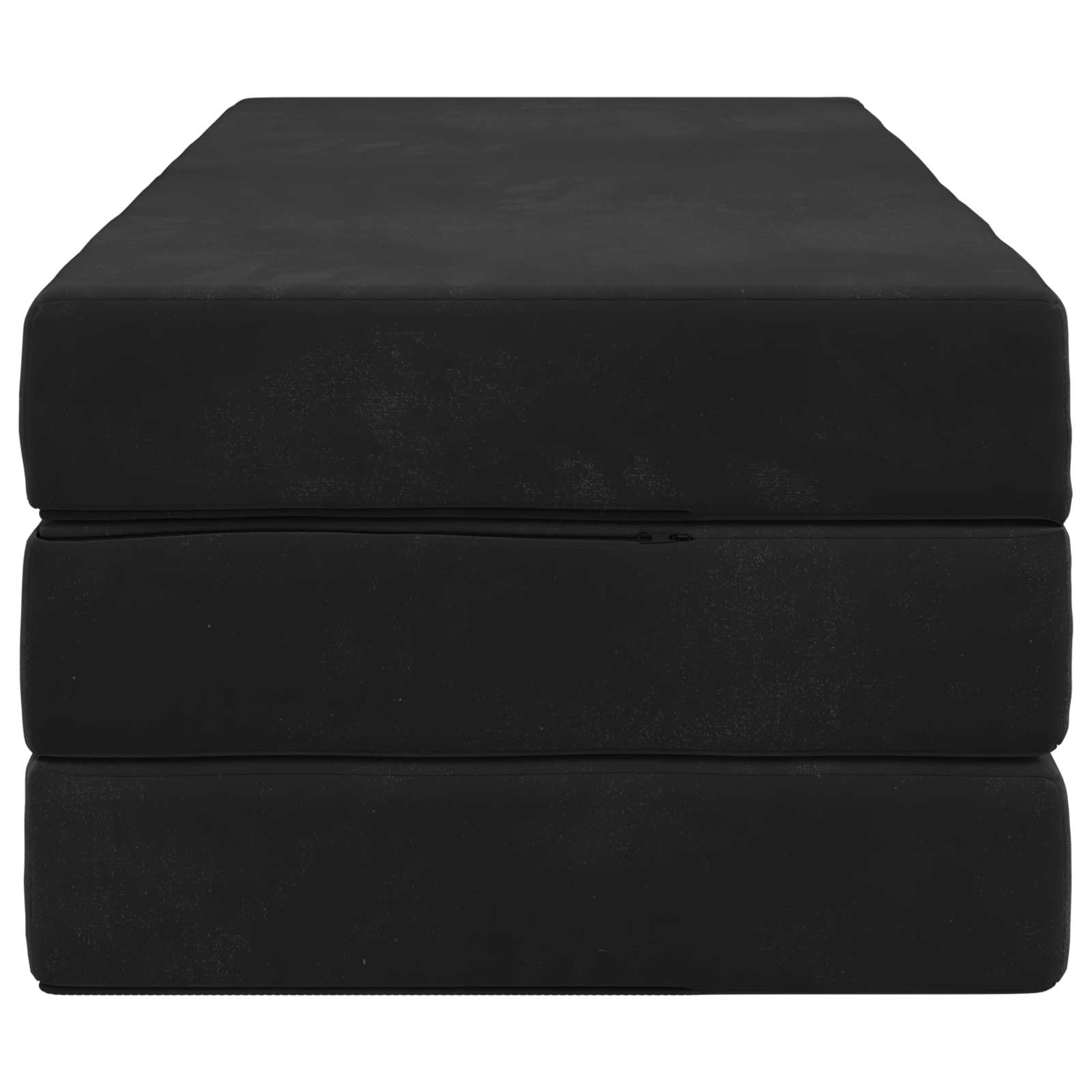 Sofa na razvlačenje 160 x 67 x 45 cm Crna
