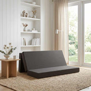Sofa na razvlačenje 200 x 67 x 45 cm Tamnosiva