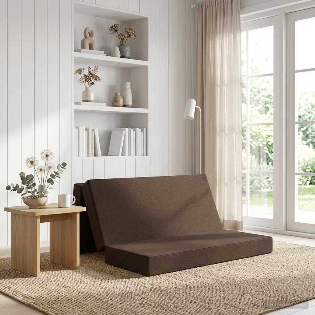 Sofa na razvlačenje 180 x 67 x 45 cm Sivosmeđa