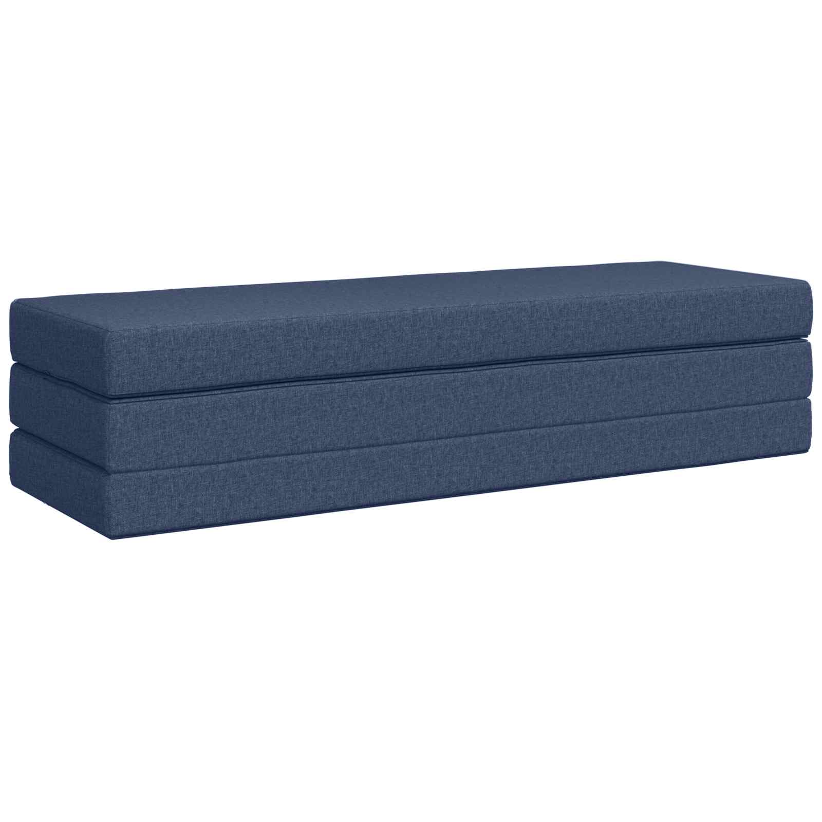 Sofa na razvlačenje 180 x 67 x 45 cm Plava