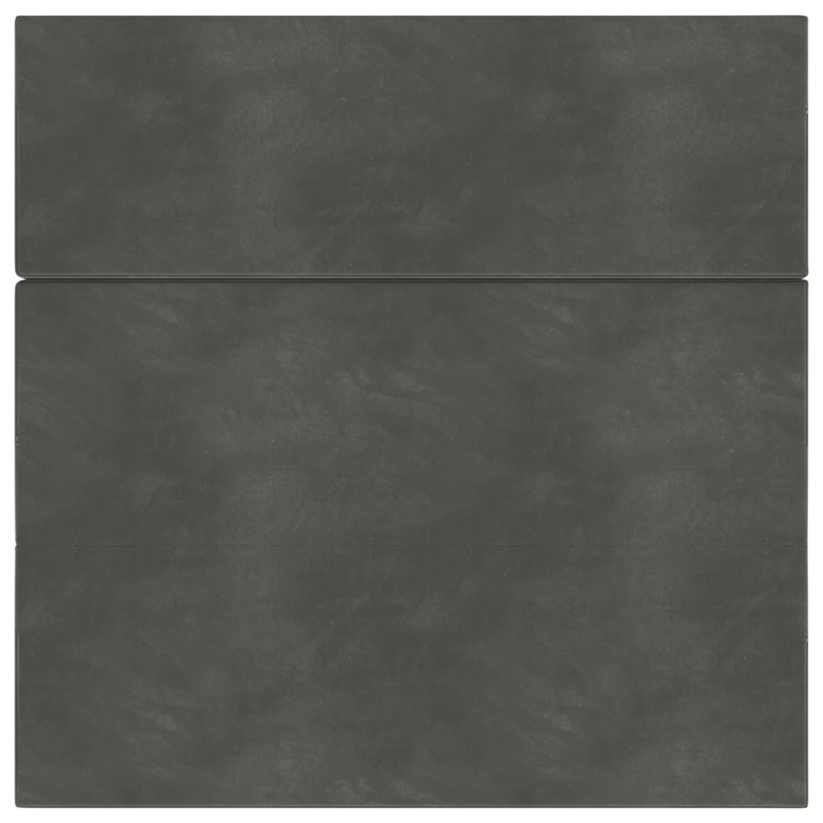 Sofa na razvlačenje 180 x 67 x 45 cm Tamnosiva