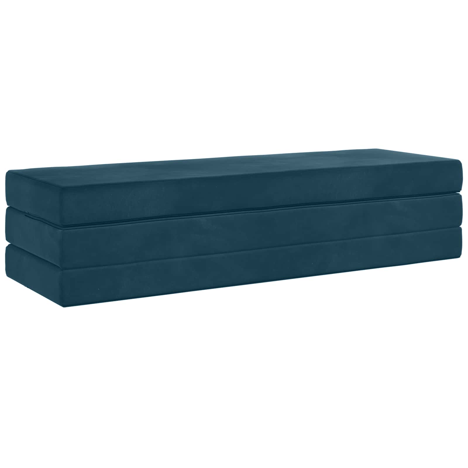 Sofa na razvlačenje 200 x 67 x 45 cm Plava