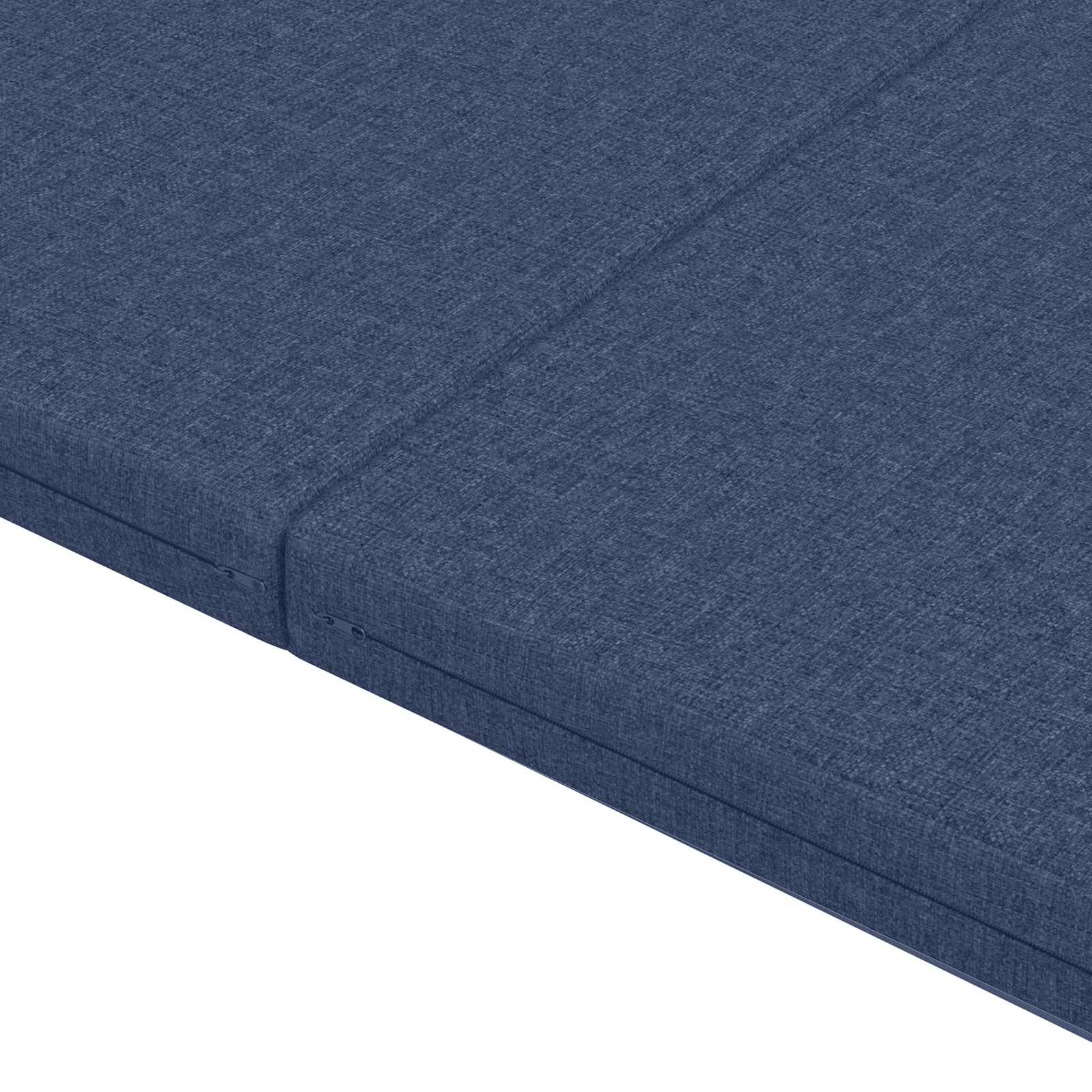 Sofa na razvlačenje 140 x 67 x 45 cm Plava