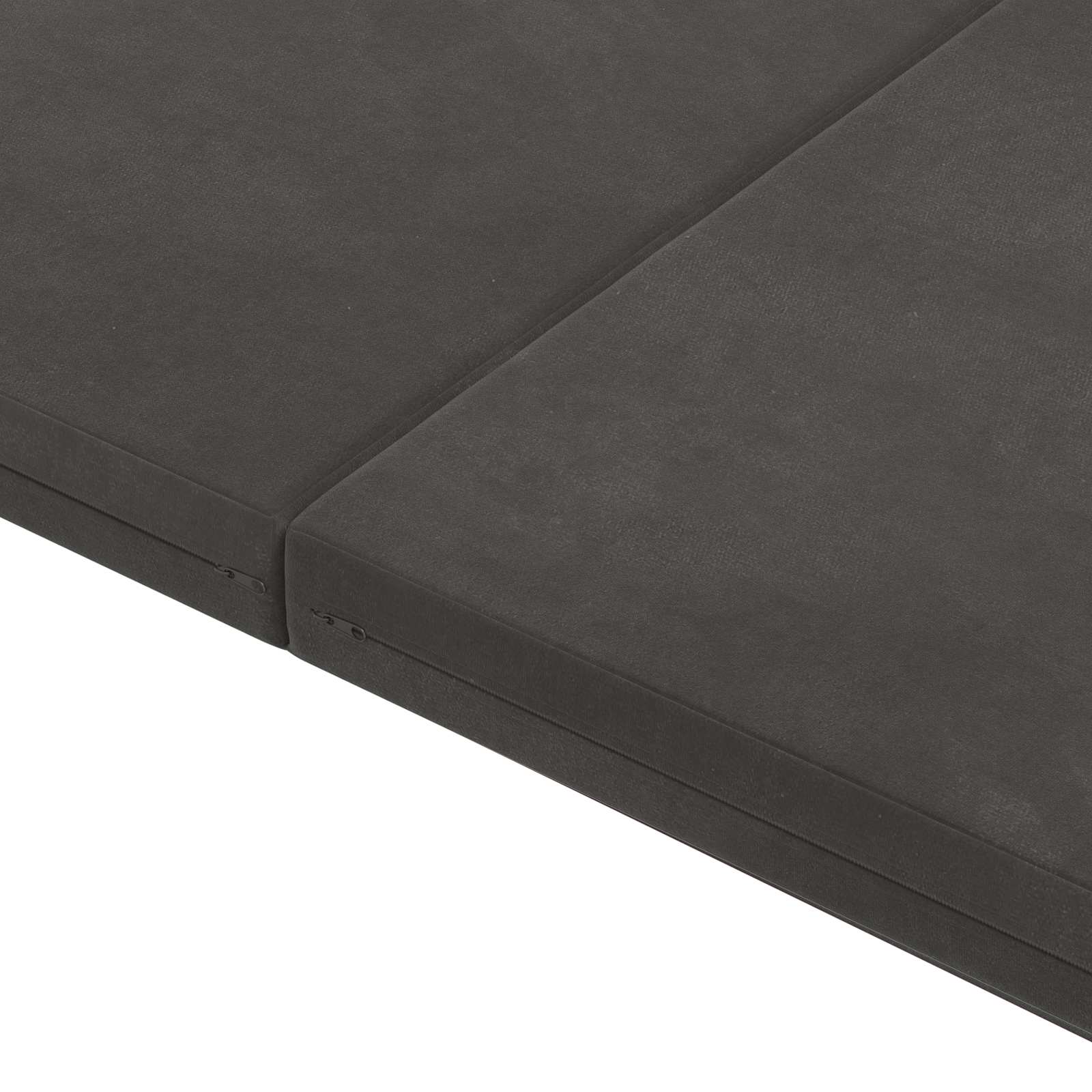 Sofa na razvlačenje 140 x 67 x 45 cm Tamnosiva