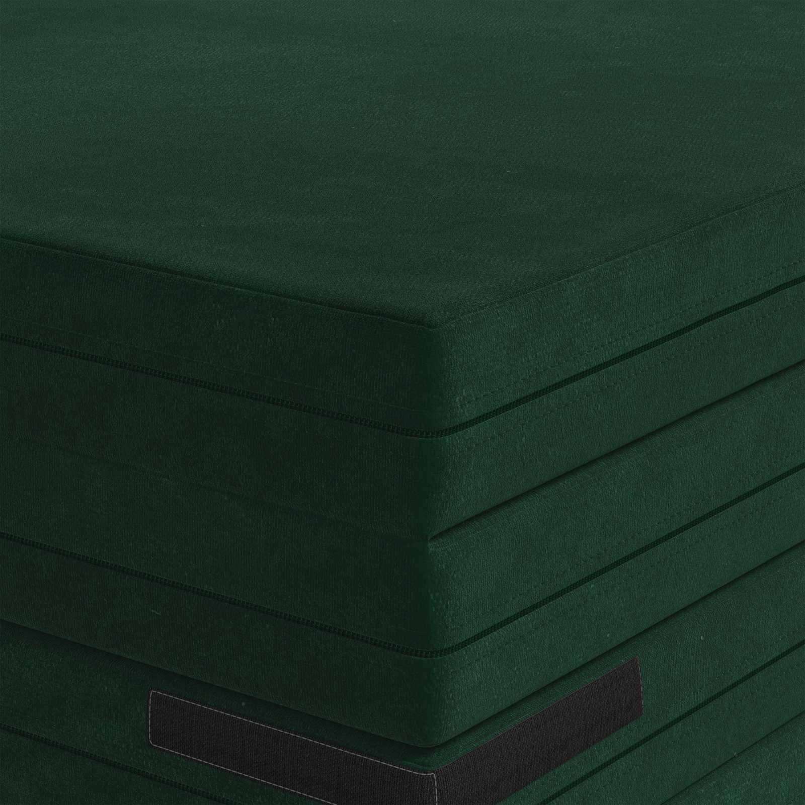 Sofa na razvlačenje 140 x 67 x 45 cm Tamnozelena