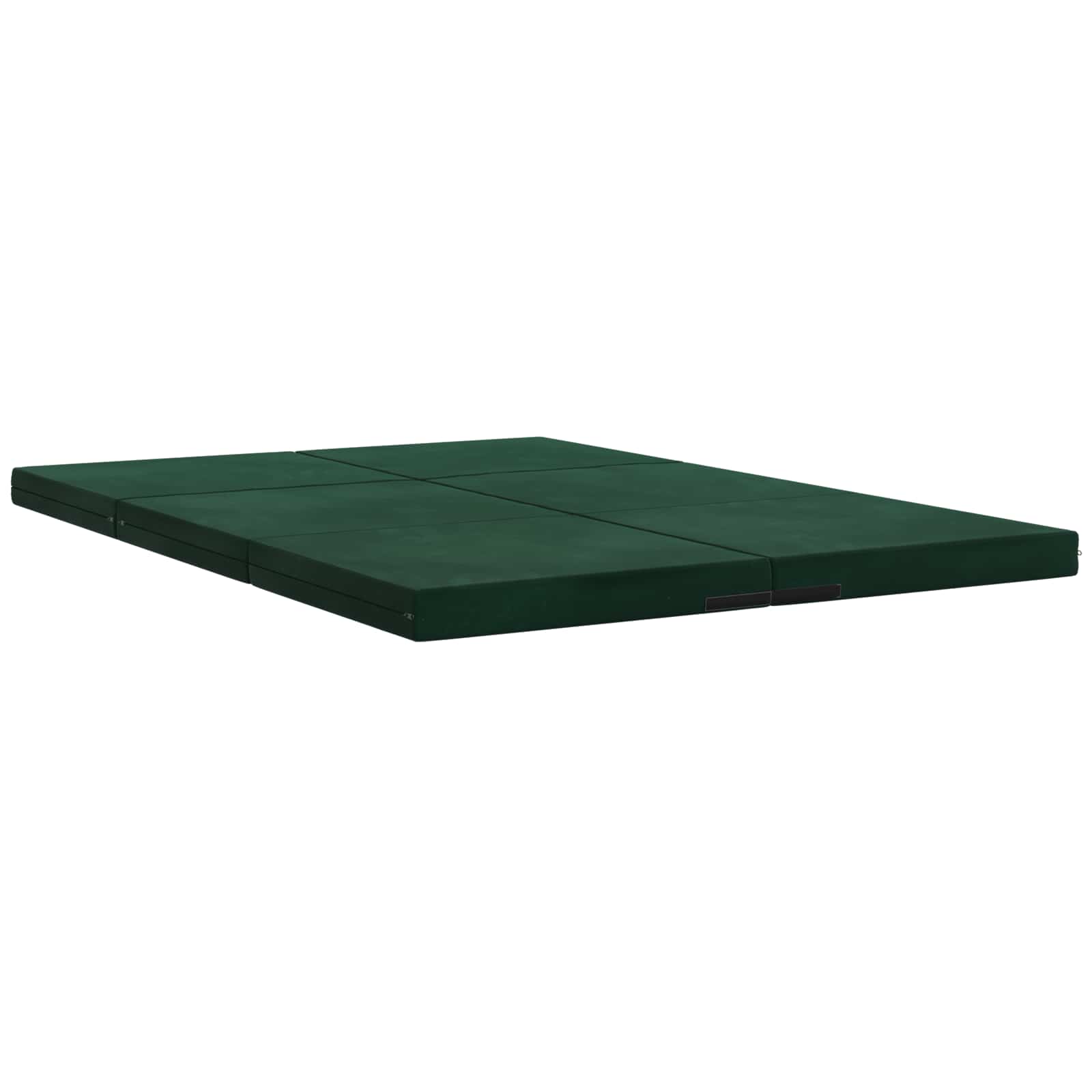 Sofa na razvlačenje 140 x 67 x 45 cm Tamnozelena