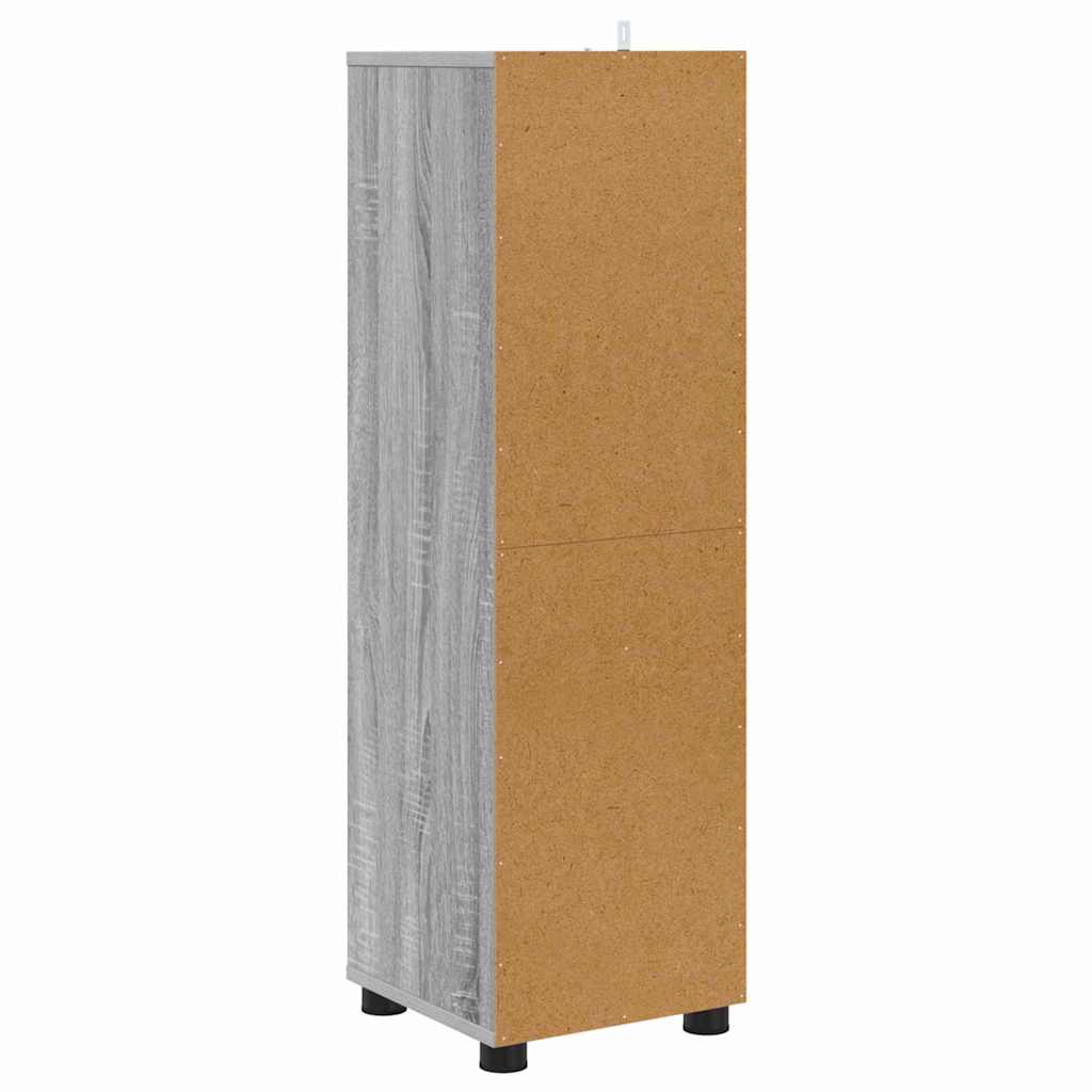 Kupaonski ormar s ladicama Siva Sonoma 30,5 x 30 x 101 cm