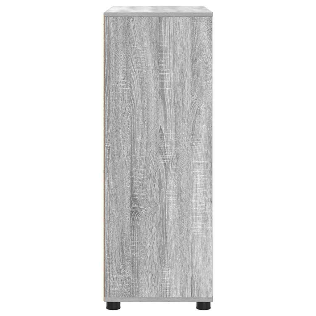 Kupaonski ormar s ladicama Siva Sonoma 72,5 x 36,5 x 100 cm