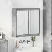 Kupaonski ormar s ogledalom Zidne Betonski sivi 60 x 20 x 60 cm