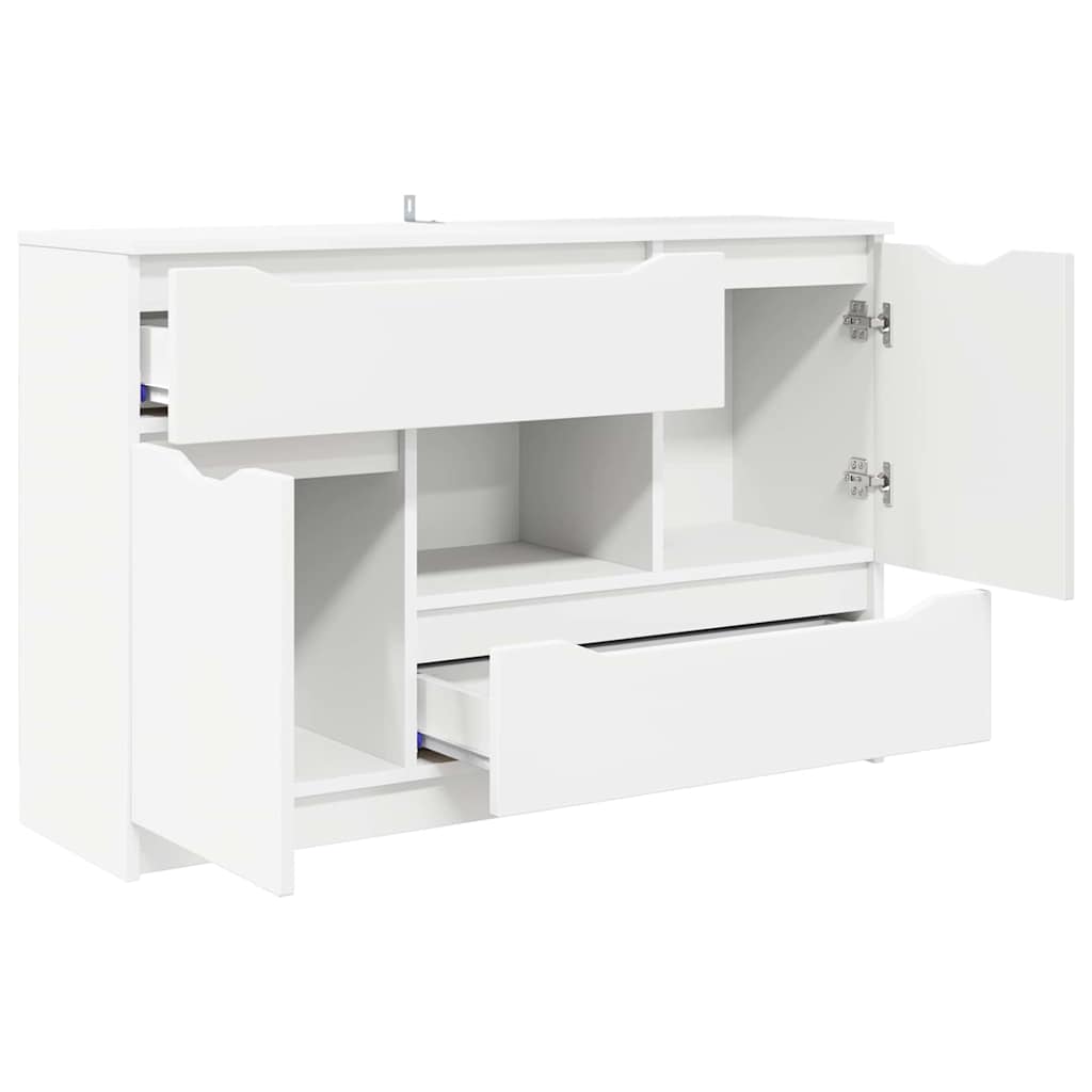 Kreveta s ladicama Bijelo 100 x 30 x 65,6 Konstruirano drvo
