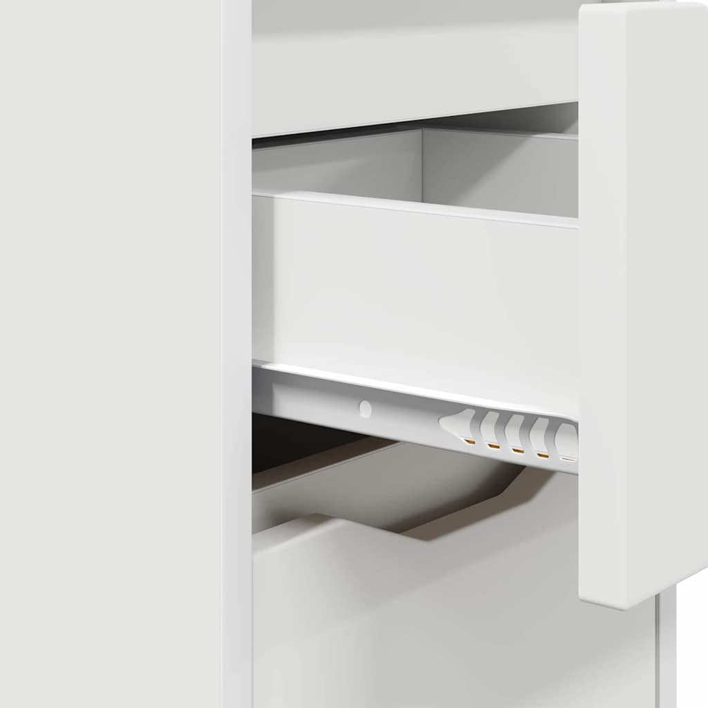 Noćni ormarići 2 pcs Bijelo 30,5 x 30 x 43 cm Konstruirano drvo