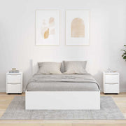 Noćni ormarići 2 pcs Bijelo 30,5 x 30 x 43 cm Konstruirano drvo