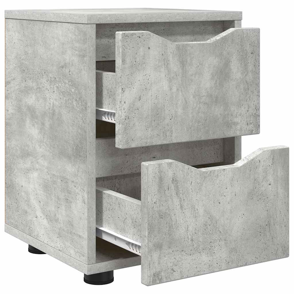 Noćni ormarić Betonski sivi 30,5 x 30 x 43 cm Konstruirano drvo