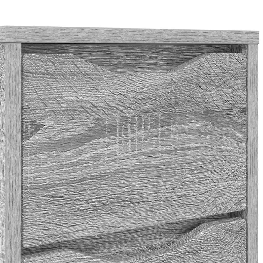 Noćni ormarići s ladicama 2 pcs Siva Sonoma 30,5 x 30 x 43 cm
