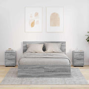 Noćni ormarići s ladicama 2 pcs Siva Sonoma 30,5 x 30 x 43 cm