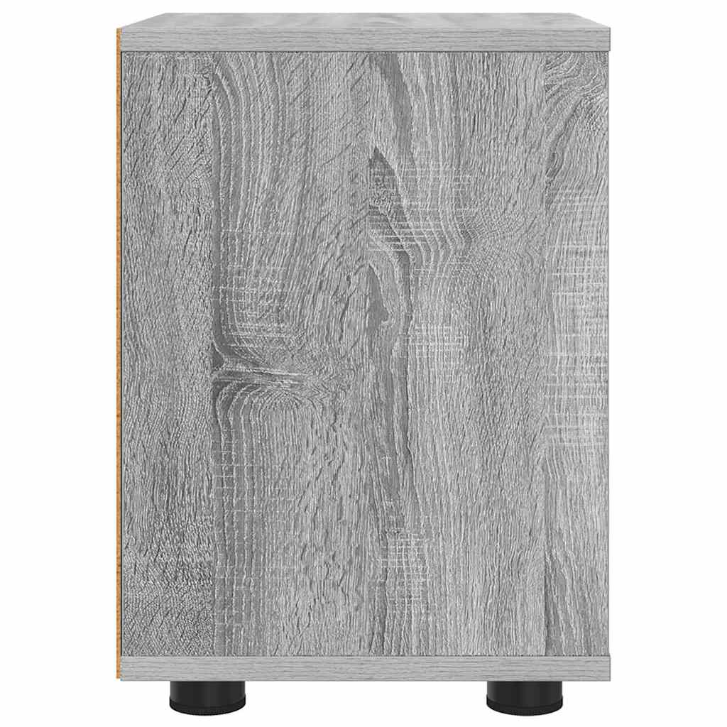 Noćni ormarići s ladicama 2 pcs Siva Sonoma 30,5 x 30 x 43 cm