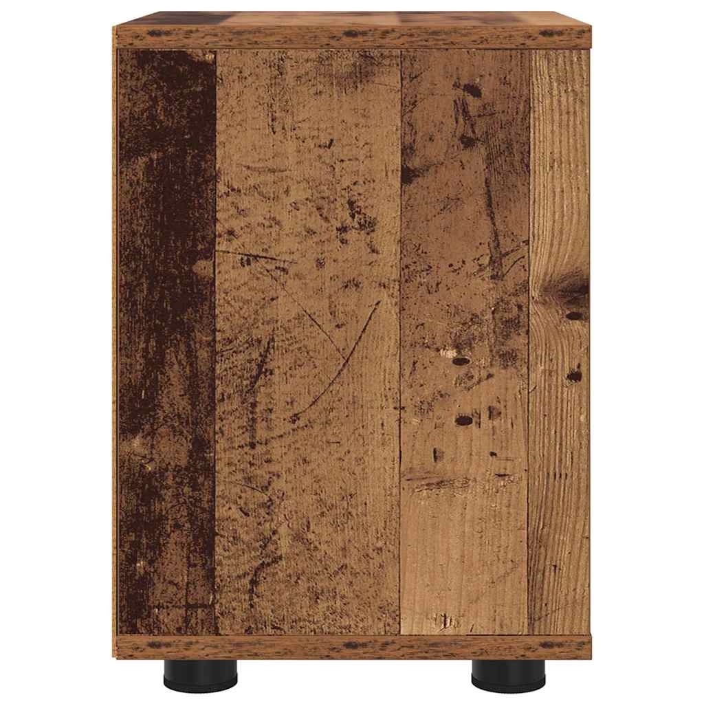 Noćni ormarići s ladicama 2 pcs Staro drvo 30,5 x 30 x 43 cm