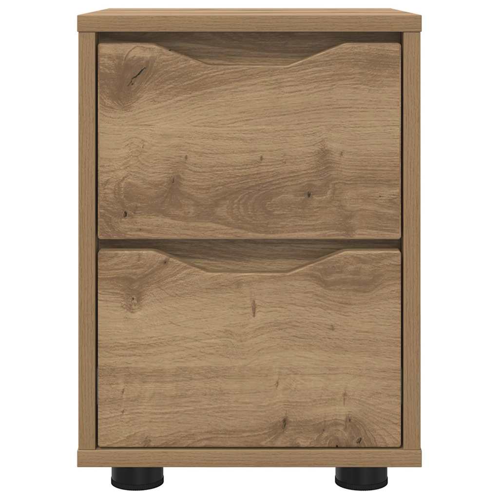 Noćni ormarići 2 pcs Umjetnički hrast 30,5 x 30 x 43 cm