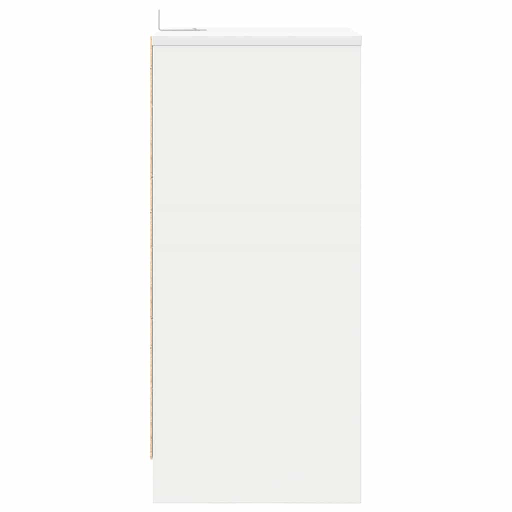 Noćni ormarići 2 pcs Bijelo 40 x 30 x 467 cm Konstruirano drvo