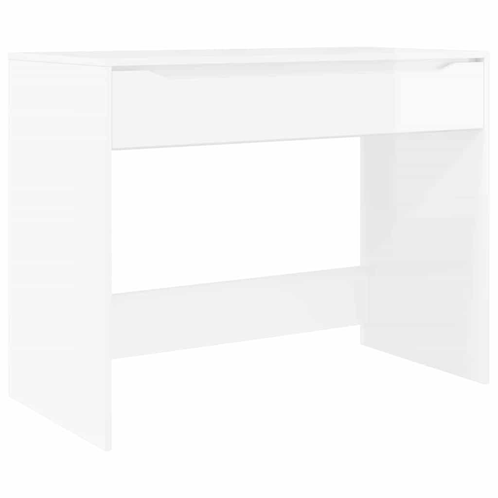 Stol Visoki Sjaj Bijeli 100 x 50 x 78 cm Konstrukcijsko drvo
