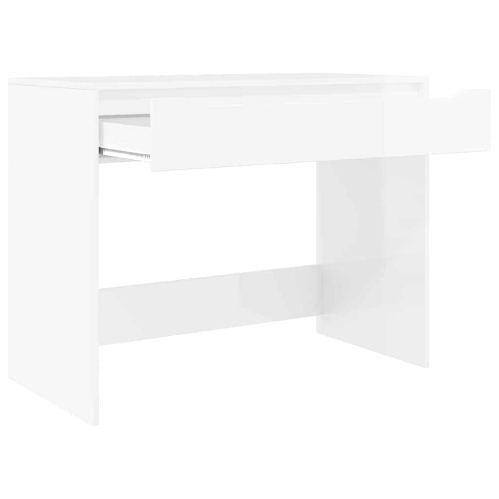 Stol Visoki Sjaj Bijeli 100 x 50 x 78 cm Konstrukcijsko drvo