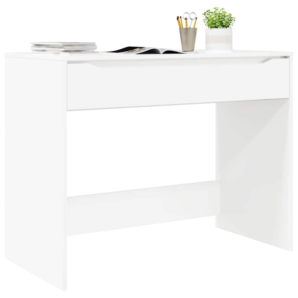 Stol Visoki Sjaj Bijeli 100 x 50 x 78 cm Konstrukcijsko drvo