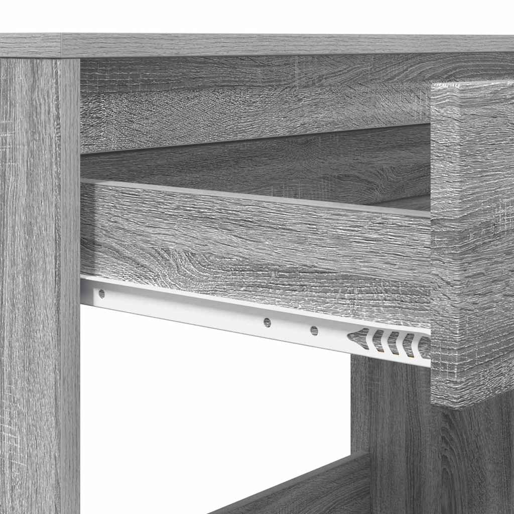 Stol Sivi Sonoma 100 x 50 x 78 cm Konstrukcijsko drvo