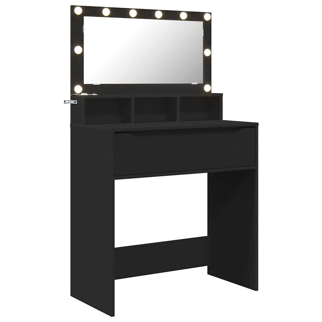 Stolovi za presvlačenje u spavaćoj sobi Crna 80 x 39,6 x 135 cm