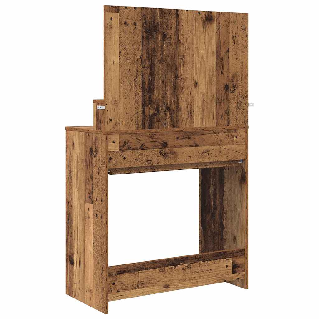 Stolovi za presvlačenje u spavaćoj sobi s ladicama Staro drvo