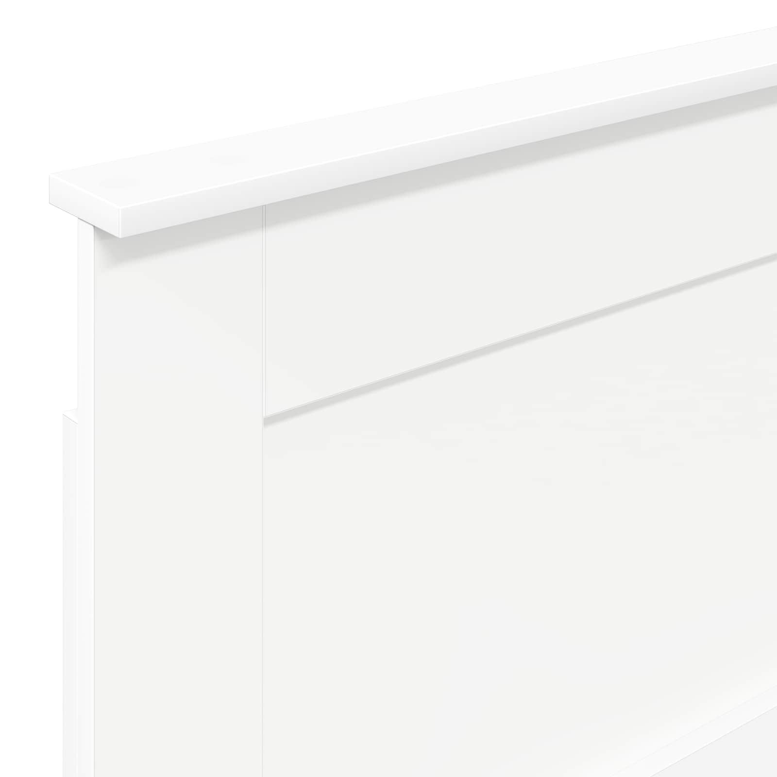 Uzglavlje s uzglavljem Bijelo 80 cm Konstruirano drvo
