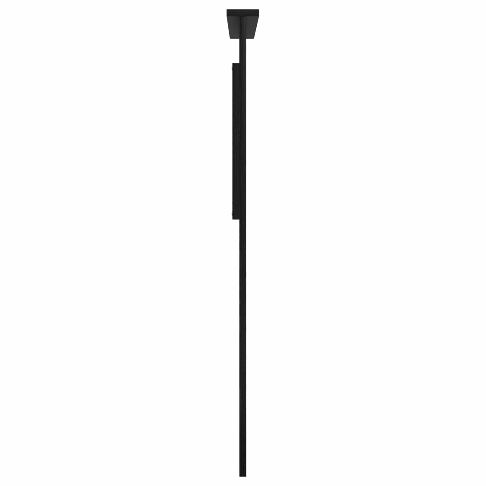 Uzglavlje s uzglavljem Crni hrast 80 cm Konstruirano drvo