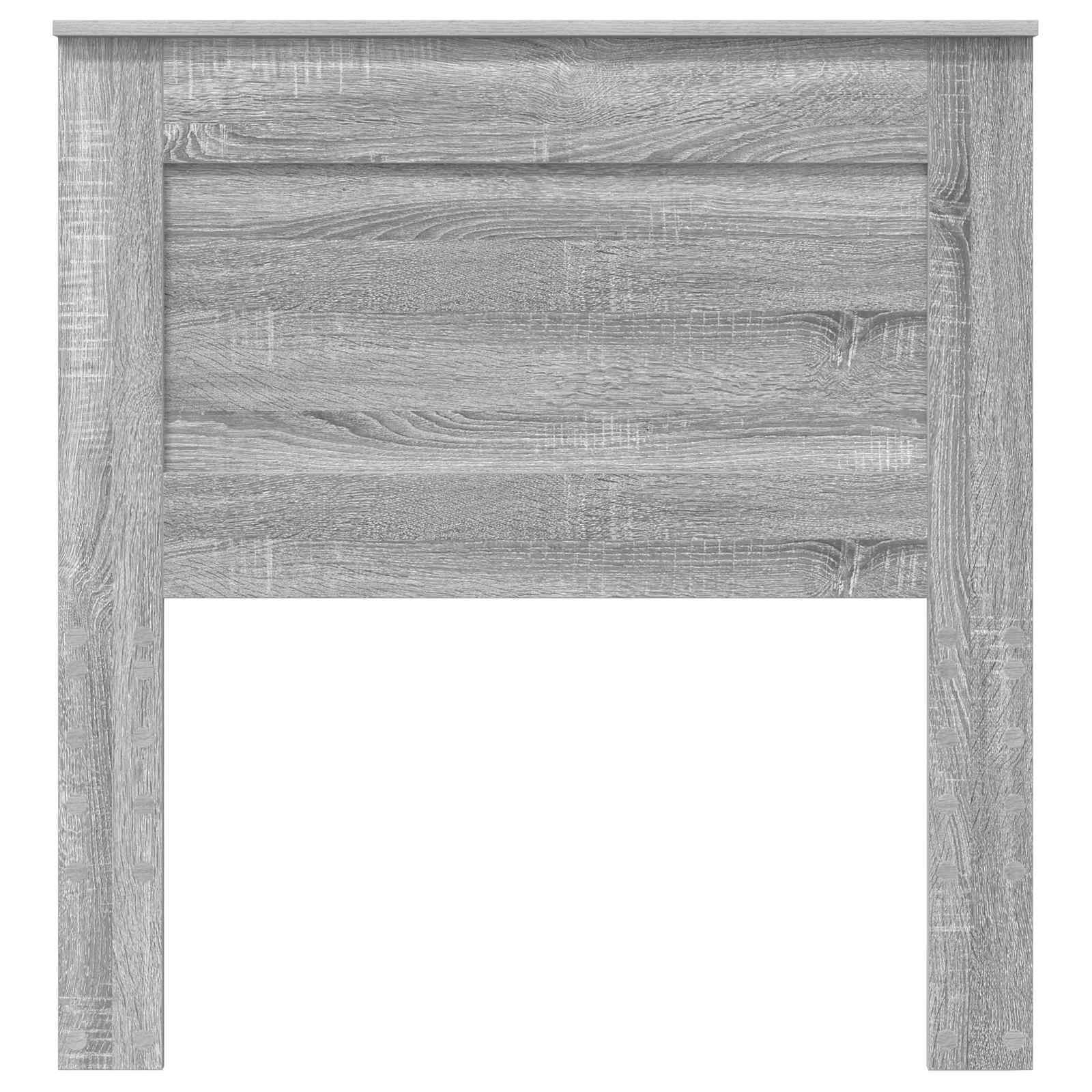 Uzglavlje s uzglavljem Siva Sonoma 80 cm Konstruirano drvo