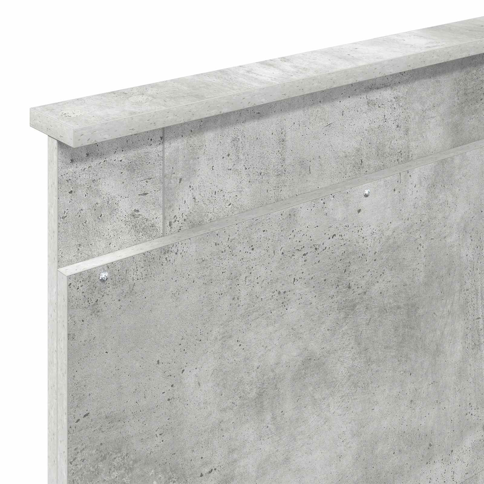 Uzglavlje s uzglavljem Betonski sivi 75 cm Konstruirano drvo