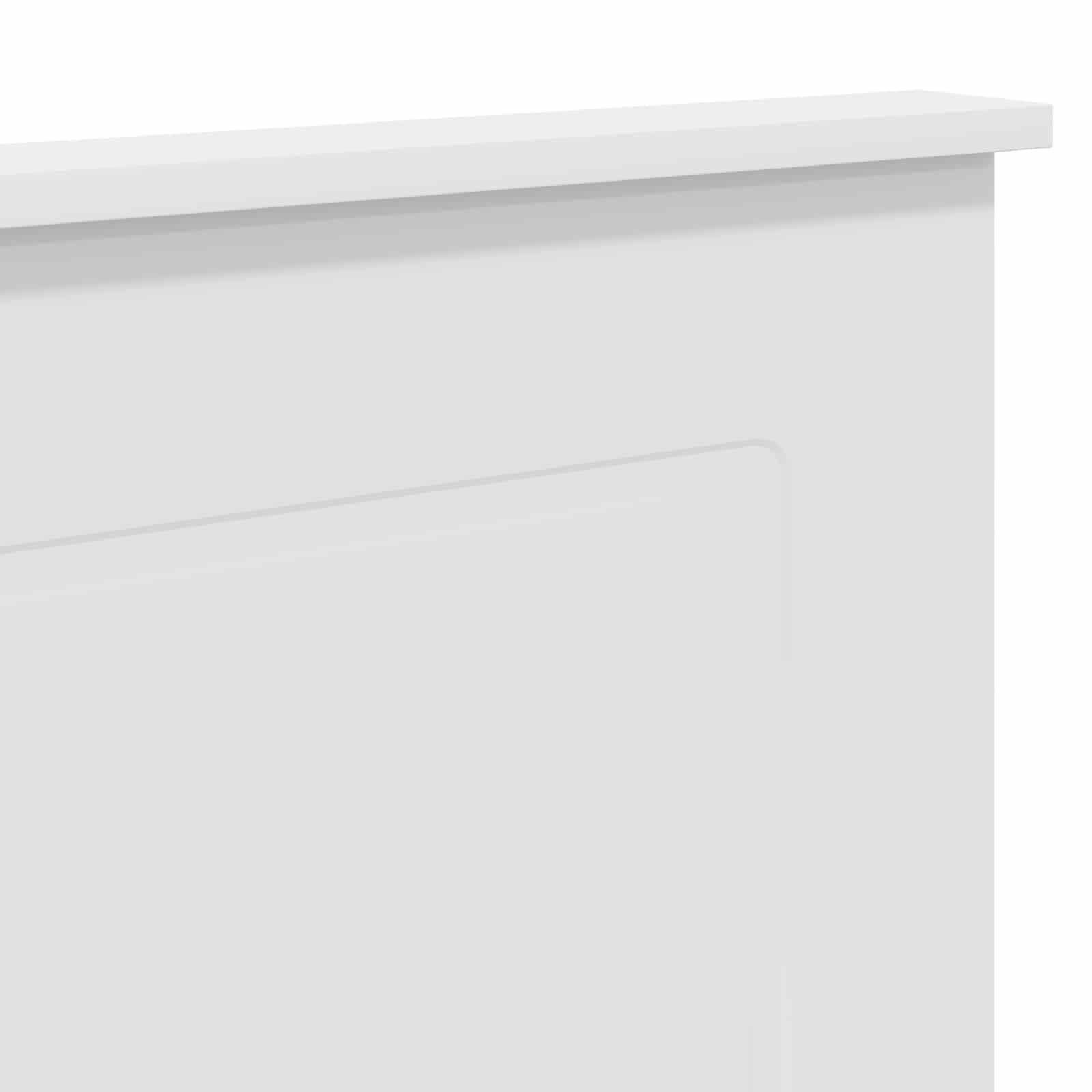 Uzglavlje Bijeli 100 cm Konstrukcijsko drvo