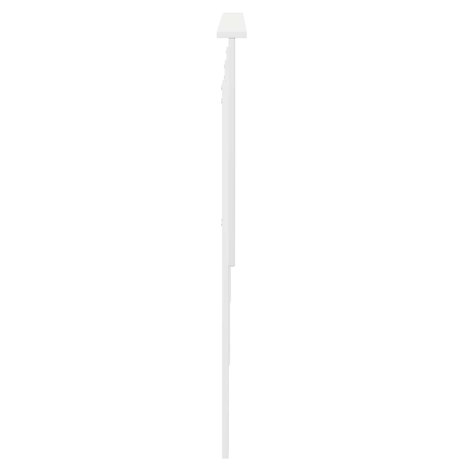 Uzglavlje s uzglavljem Sjajno bijelo 180 cm Konstruirano drvo