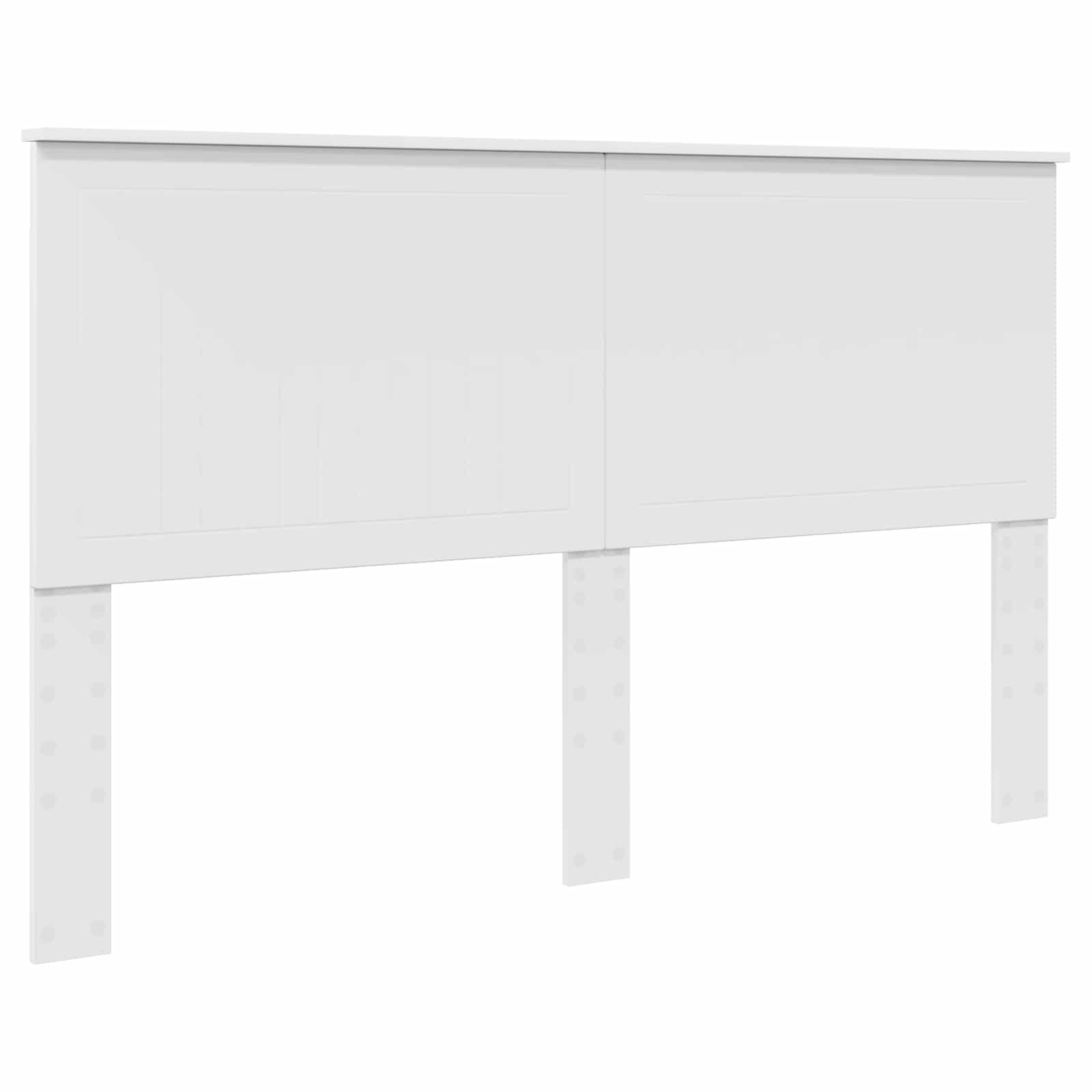 Uzglavlje s uzglavljem Bijelo 160 cm Konstruirano drvo