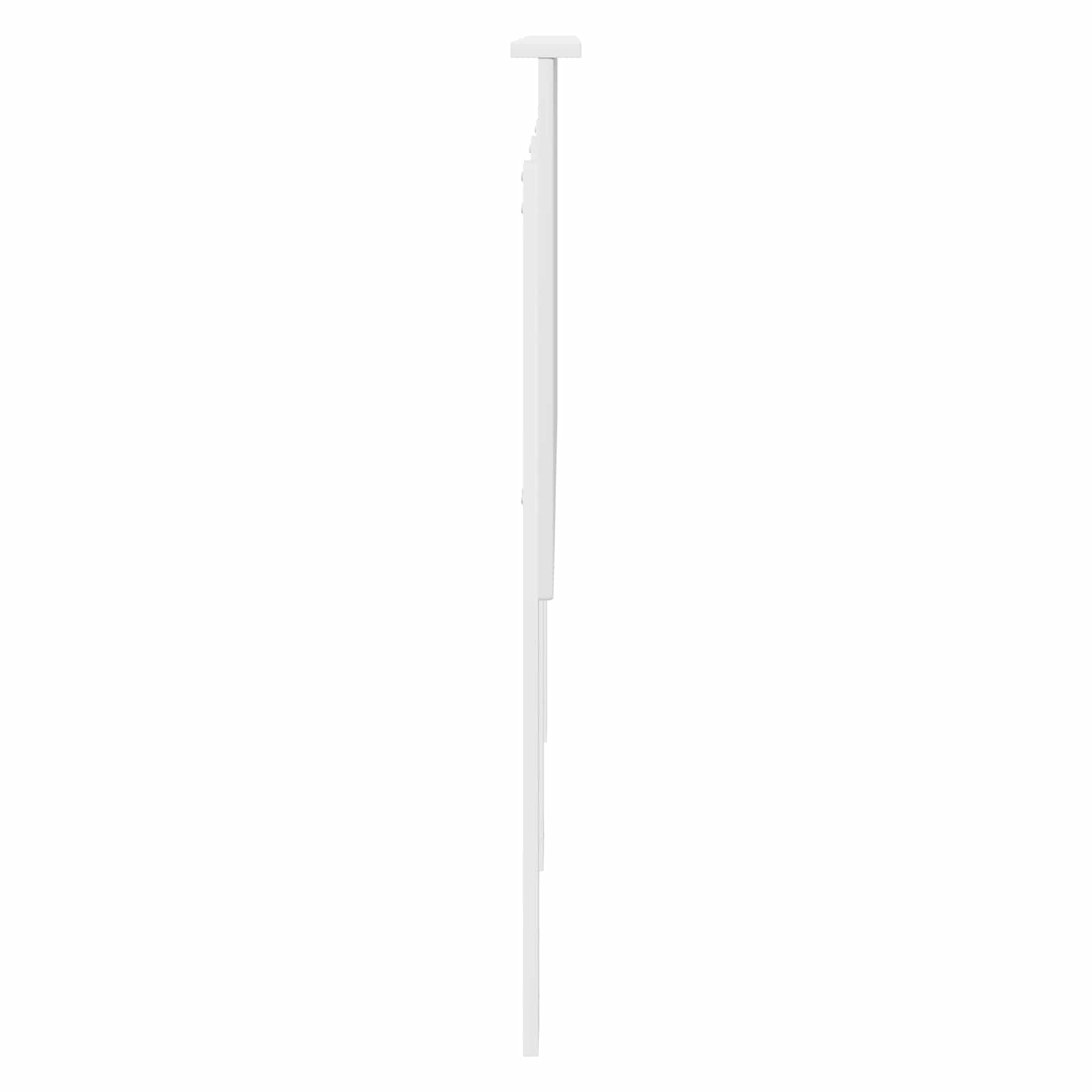 Uzglavlje s uzglavljem Sjajno bijelo 160 cm Konstruirano drvo