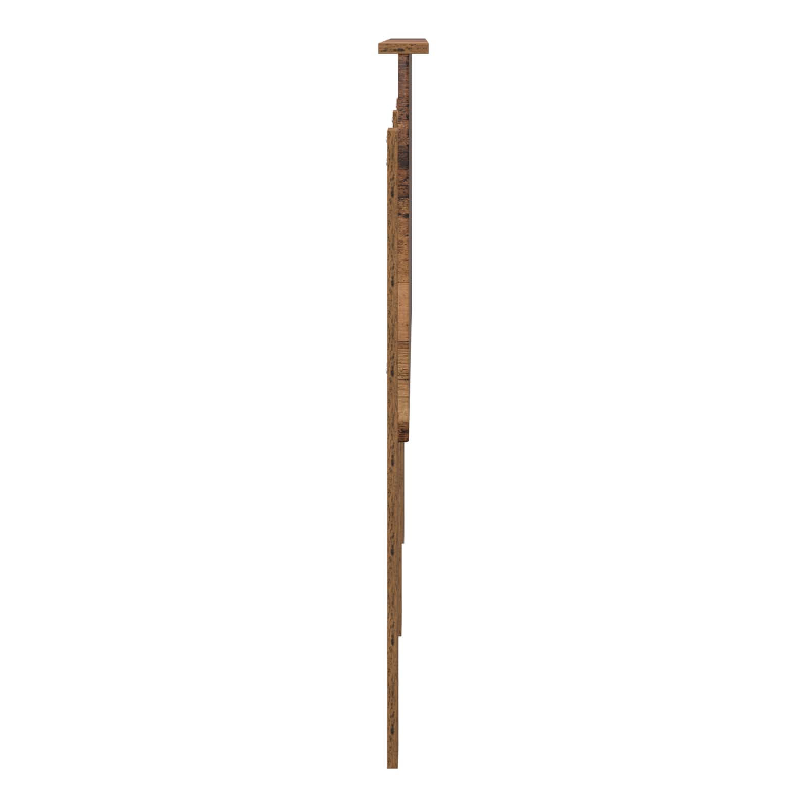 Uzglavlje s uzglavljem Staro drvo 160 cm Konstruirano drvo