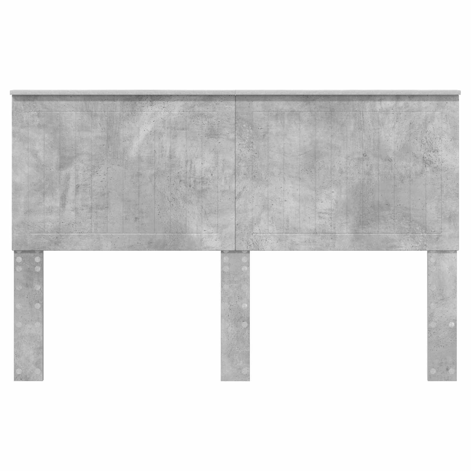 Uzglavlje s uzglavljem Betonski sivi 150 cm Konstruirano drvo
