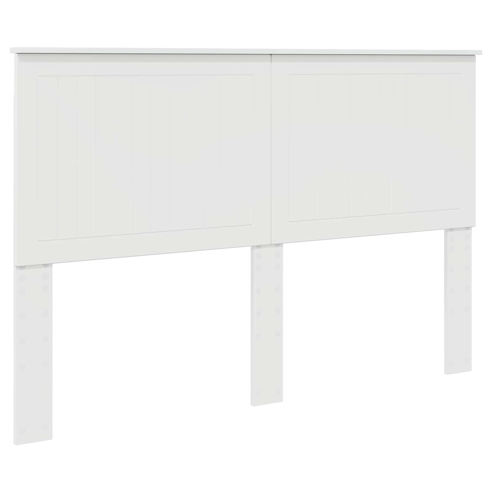 Uzglavlje s uzglavljem Sjajno bijelo 150 cm Konstruirano drvo