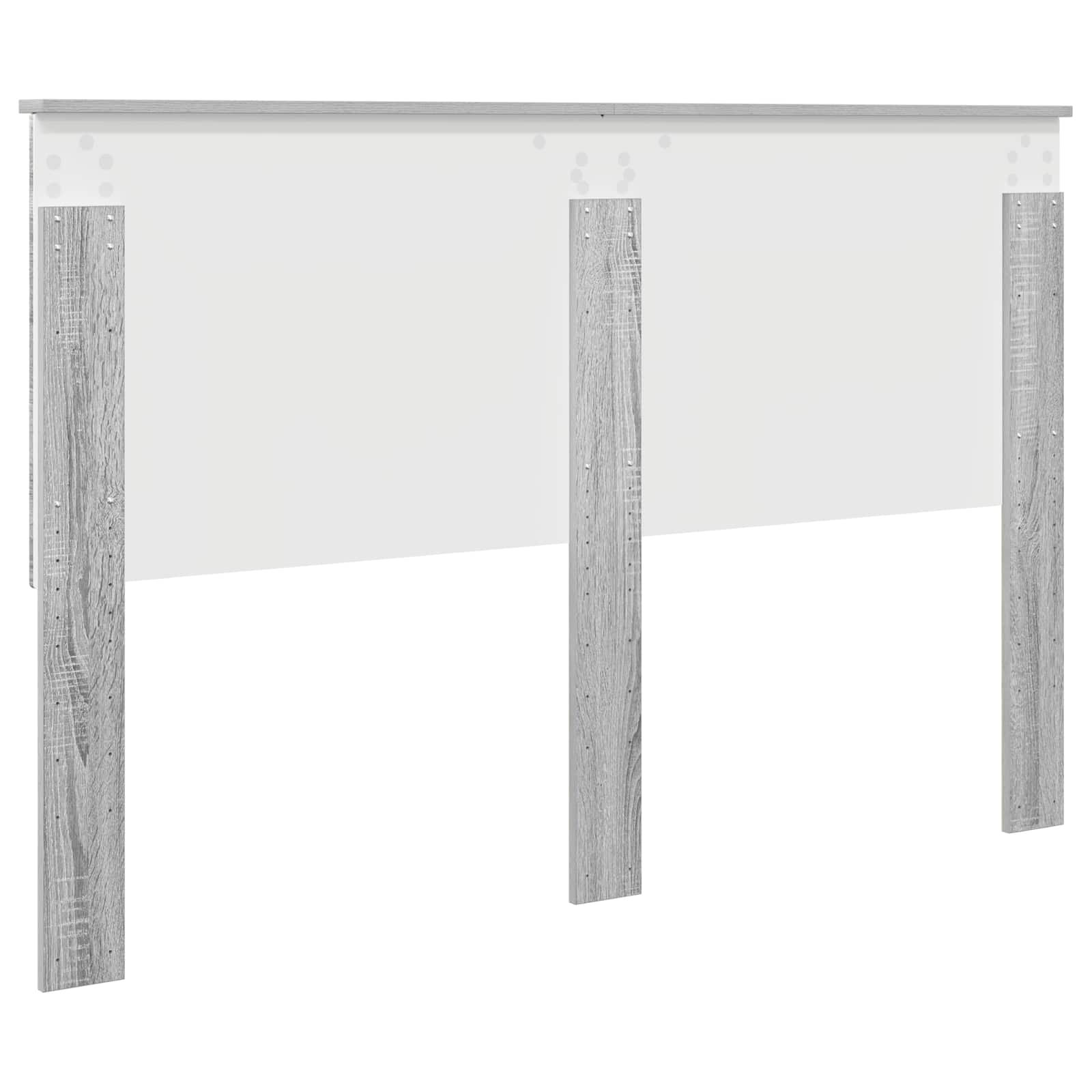 Uzglavlje s uzglavljem Siva Sonoma 150 cm Konstruirano drvo