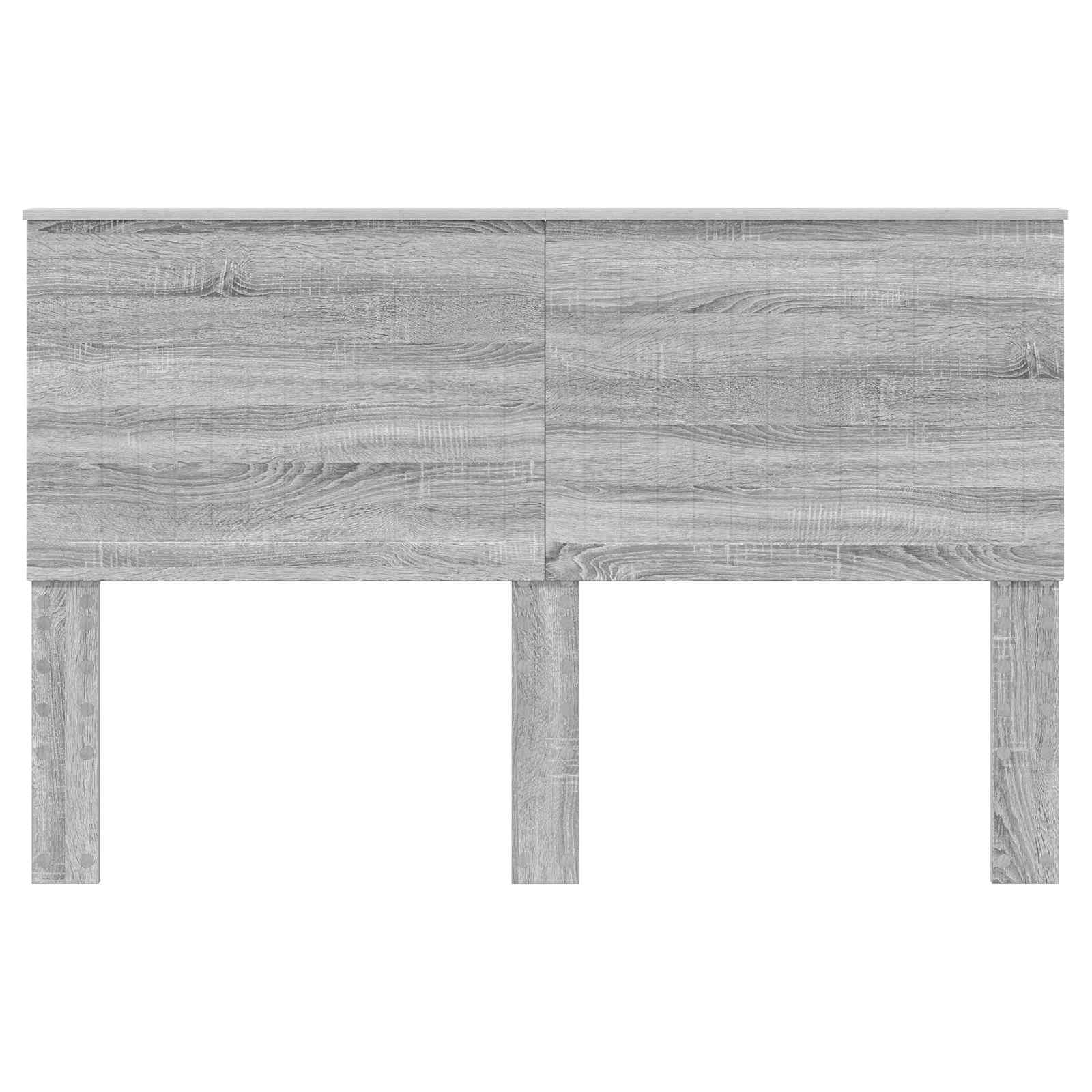 Uzglavlje s uzglavljem Siva Sonoma 150 cm Konstruirano drvo