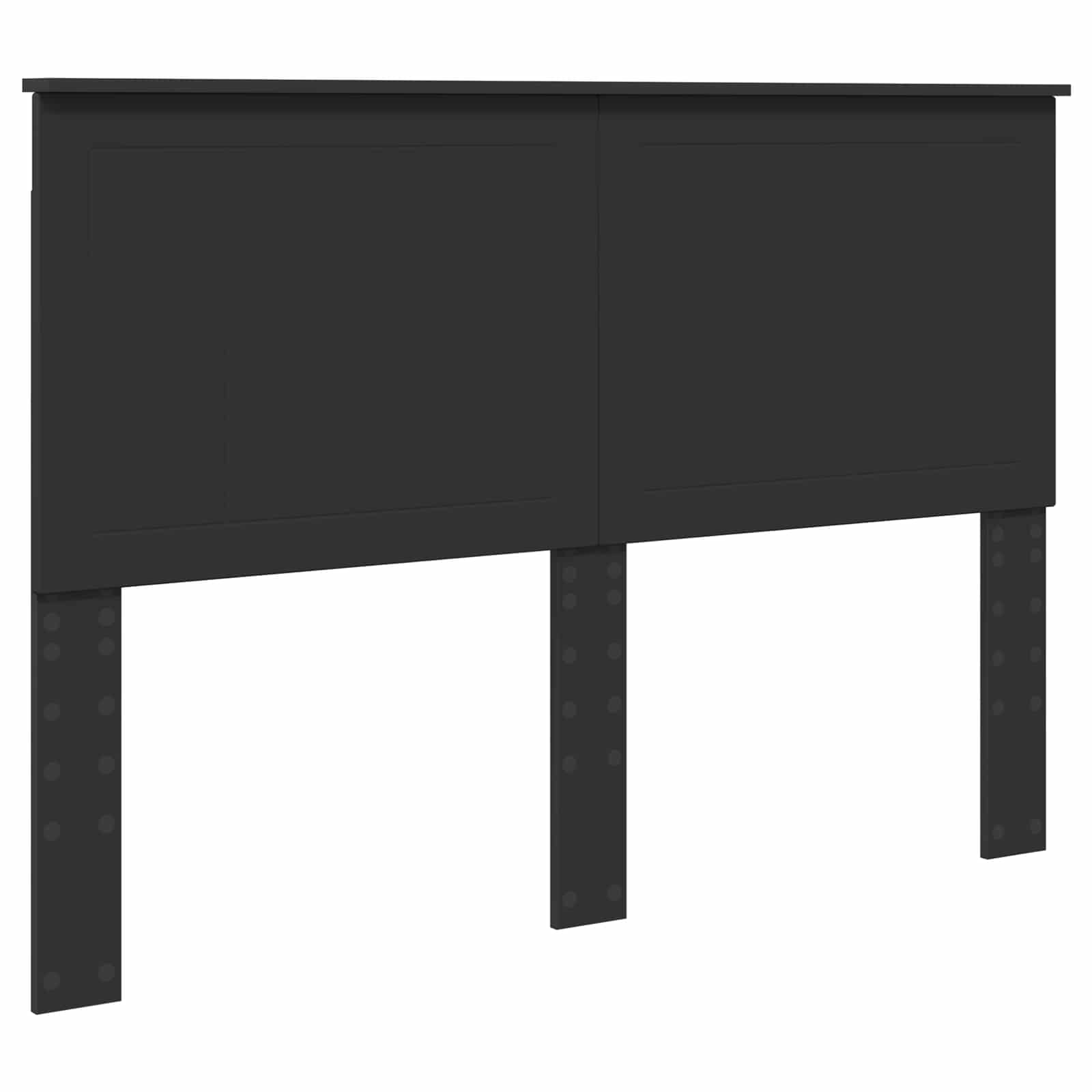 Uzglavlje s uzglavljem Crni hrast 140 cm Konstruirano drvo