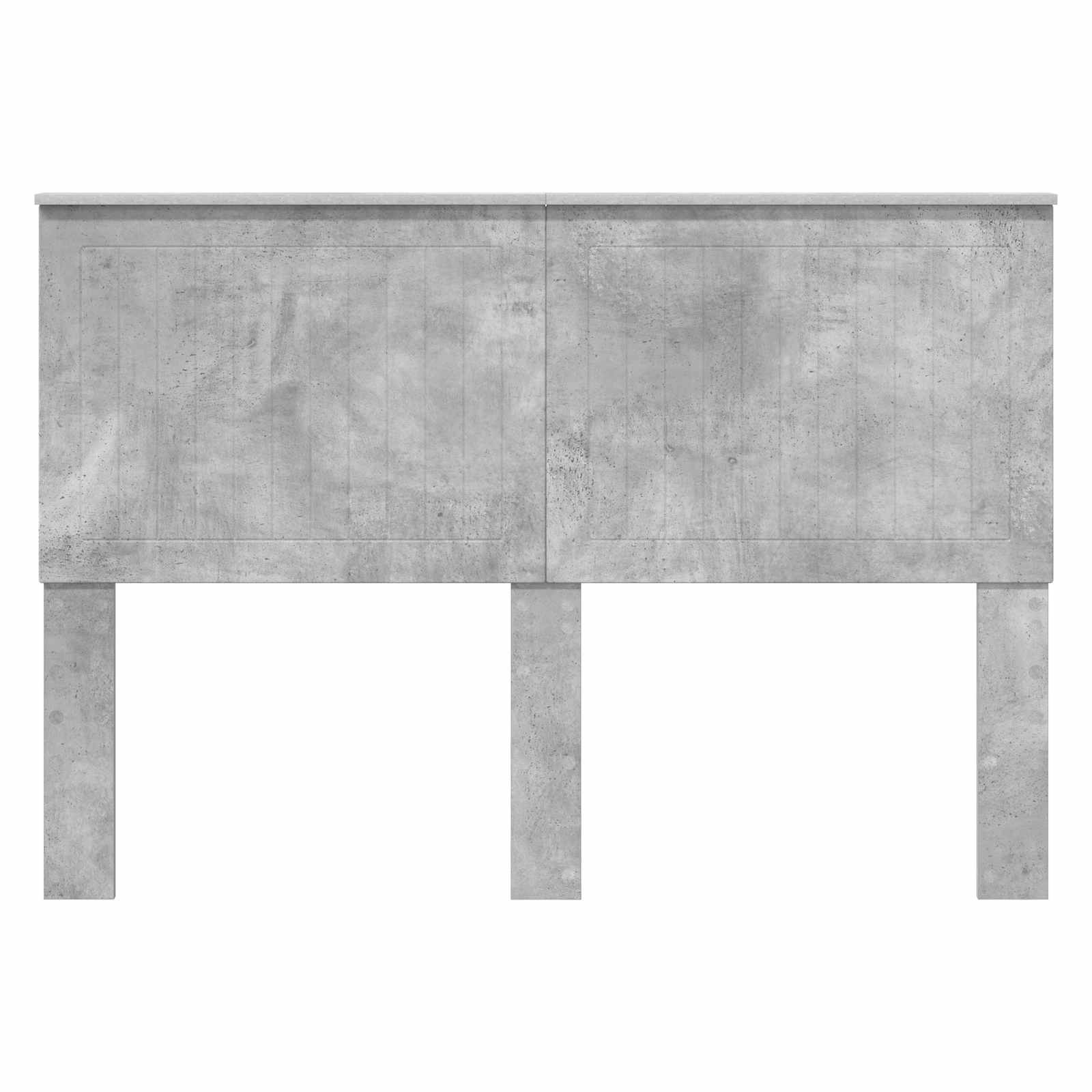 Uzglavlje s uzglavljem Betonski sivi 140 cm Konstruirano drvo